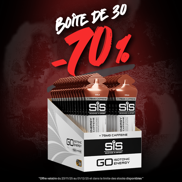 GEL GO ENERGY + CAFÉINE - BOITE DE 30 GELS