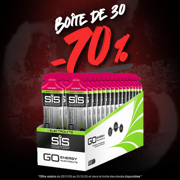 GEL GO ENERGY + ÉLECTROLYTES - BOITE DE 30 GELS