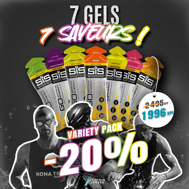GEL GO ENERGY ISOTONIQUE - VARIETY PACK
