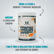 ORIGIN PRE-WORKOUT - Stim Free (sans caféine)